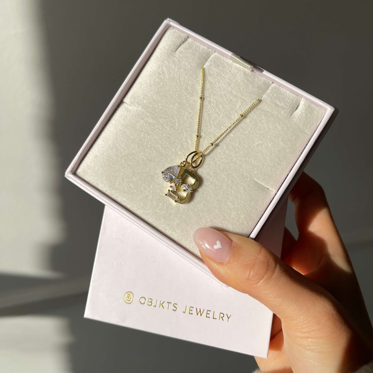 Initial Necklace – Gold