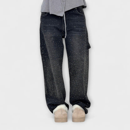 Fable - Jeans in stile carpentiere a palloncino in denim