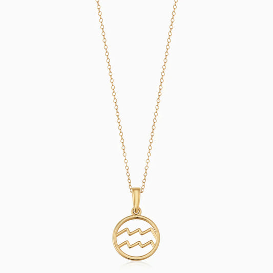 Rosalyette | Collana con Segno Zodiacale in Oro 18k