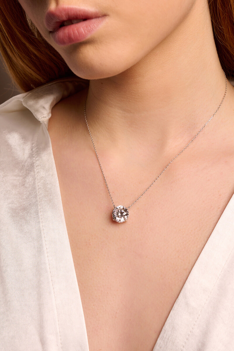 Statement Round Pendant Necklace