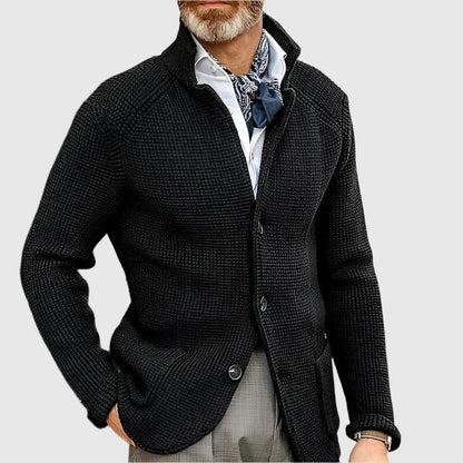 Cardigan Uomo Stile Retro Militare