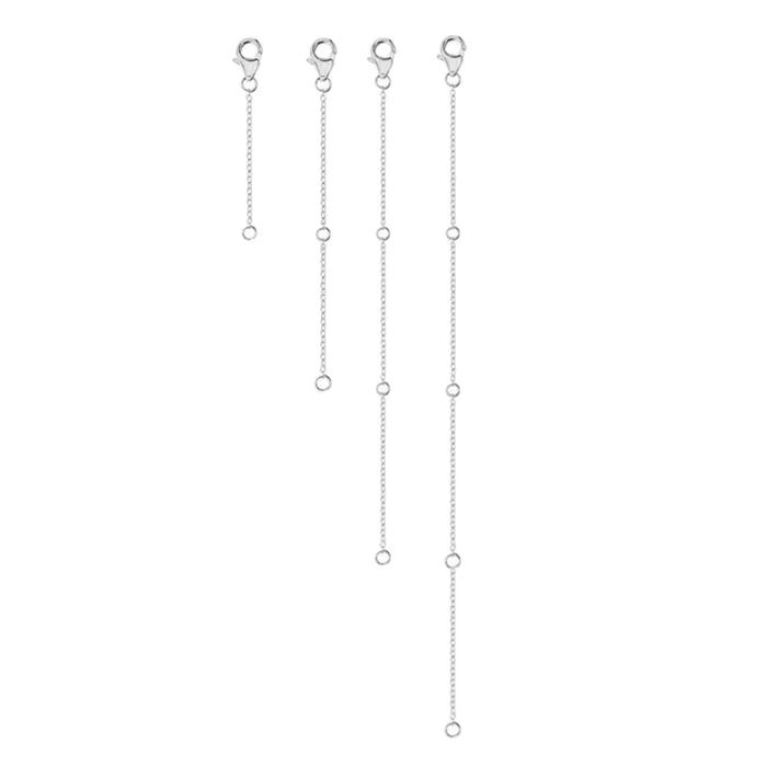 4 pezzi di prolunga per collana (2-8 pollici) (5-20 cm)