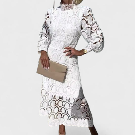 Élise - Abito in pizzo brillante e femminile