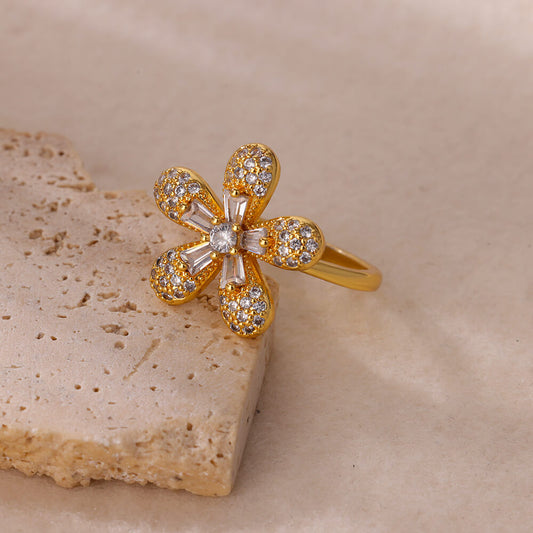 Anello cocktail Diamond Bloom