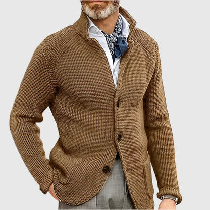 Cardigan Uomo Stile Retro Militare