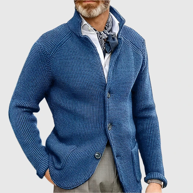 Cardigan Uomo Stile Retro Militare
