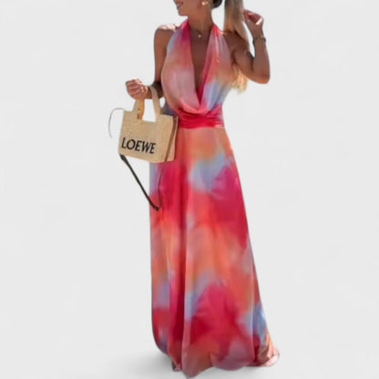 Riviera – Abito halter luminoso per l'estate