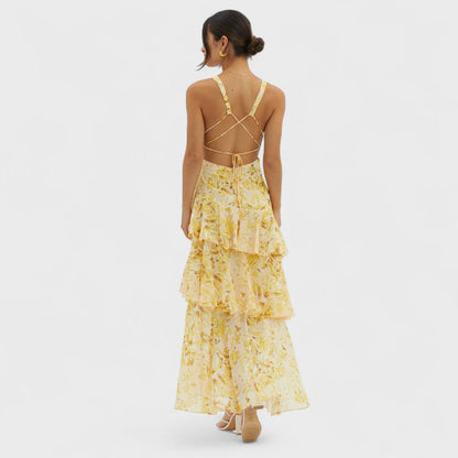 Faye - Fiore Turno Abito Midi 