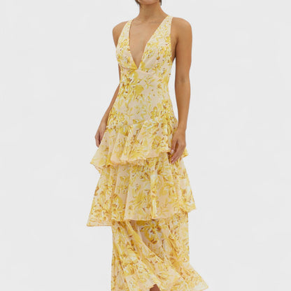 Faye - Fiore Turno Abito Midi 