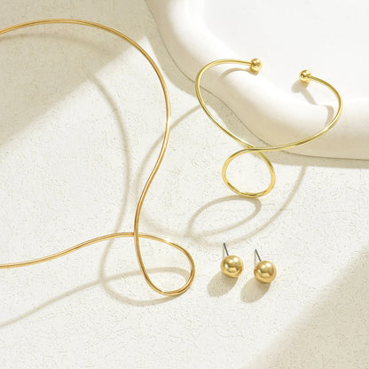 Set di gioielli Modern Loop da 3 pezzi