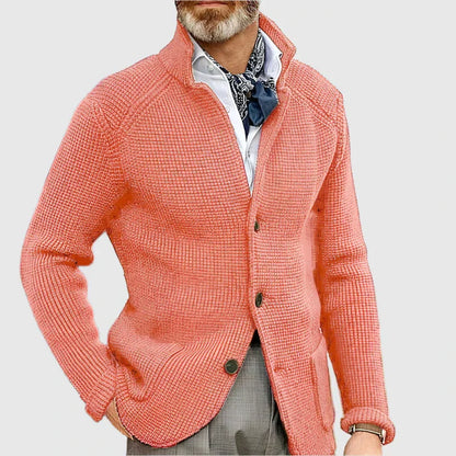 Cardigan Uomo Stile Retro Militare