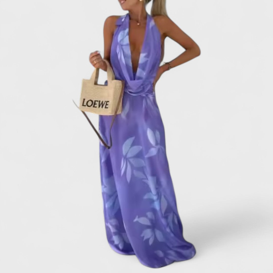 Riviera – Abito halter luminoso per l'estate