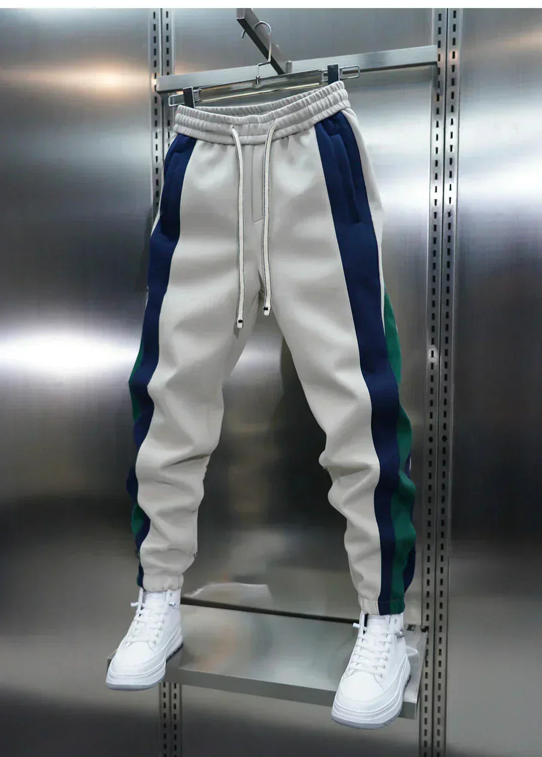 Rovessa Firenze™ | Pantaloni a Tensione con Strisce Contrapposte