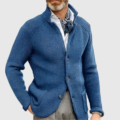 Cardigan Uomo Stile Retro Militare