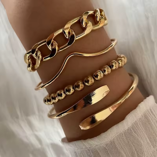 4pc Assorted Bracelet Set