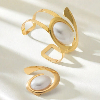 Set di 2 pezzi con perle