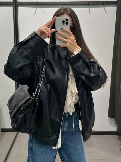 Giacca Lilli in Pelle Sintetica