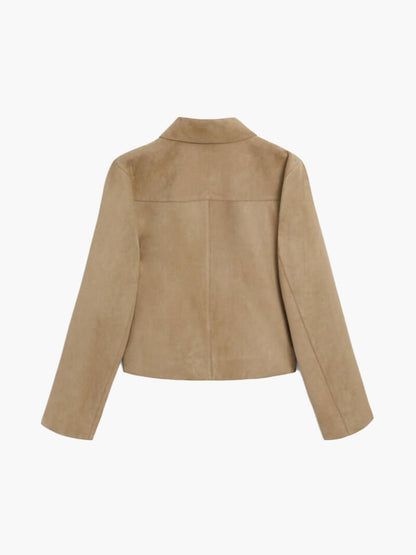 Giacca in Faux Suede Marissa
