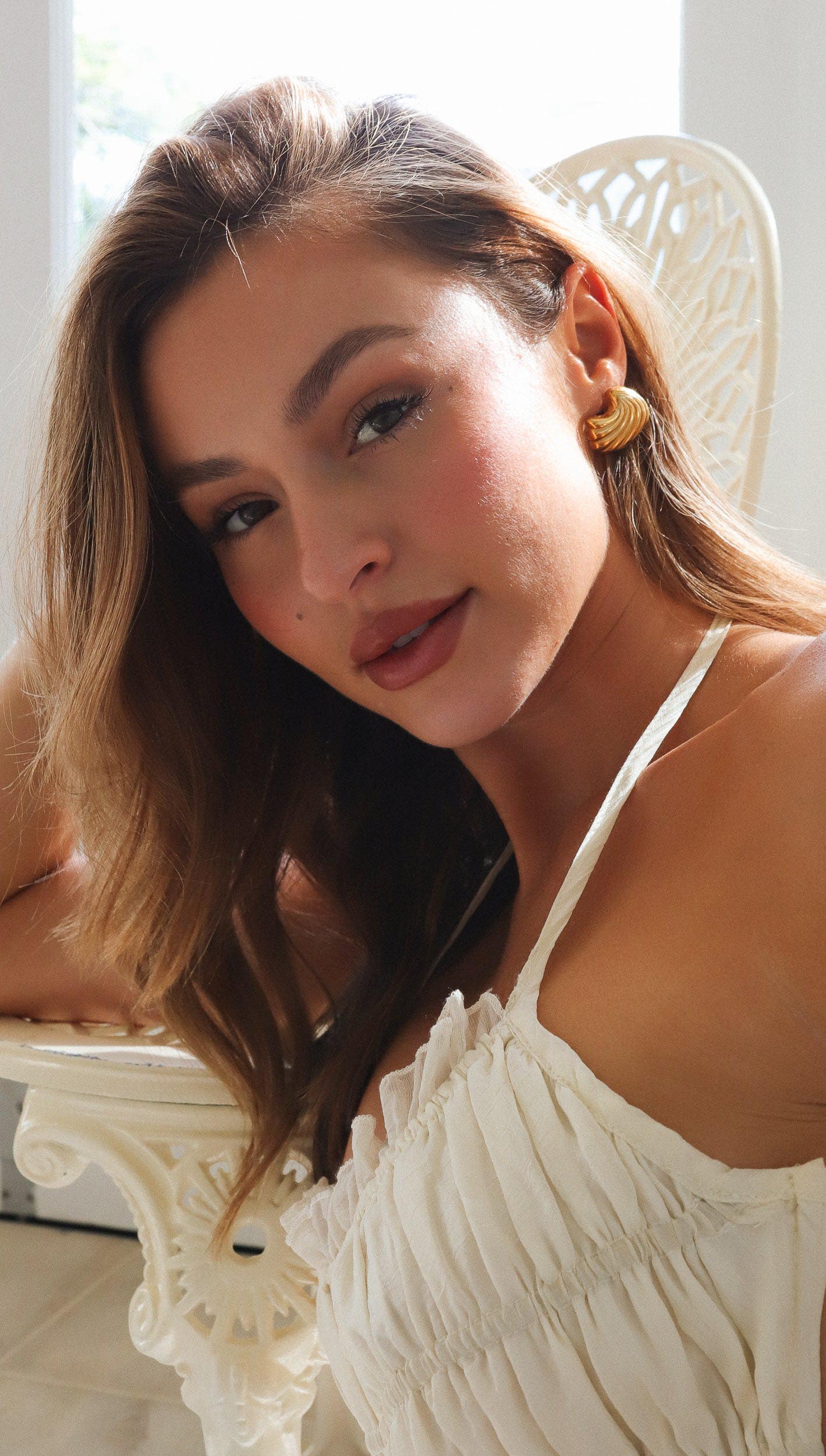 Smeriglio | Orecchini a Conchiglia d'Oro