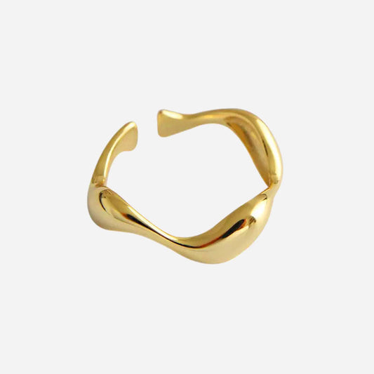 Carisseya | Anello Onda in Oro 18K