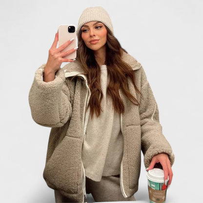 Kaja - Cappotto morbido di peluche