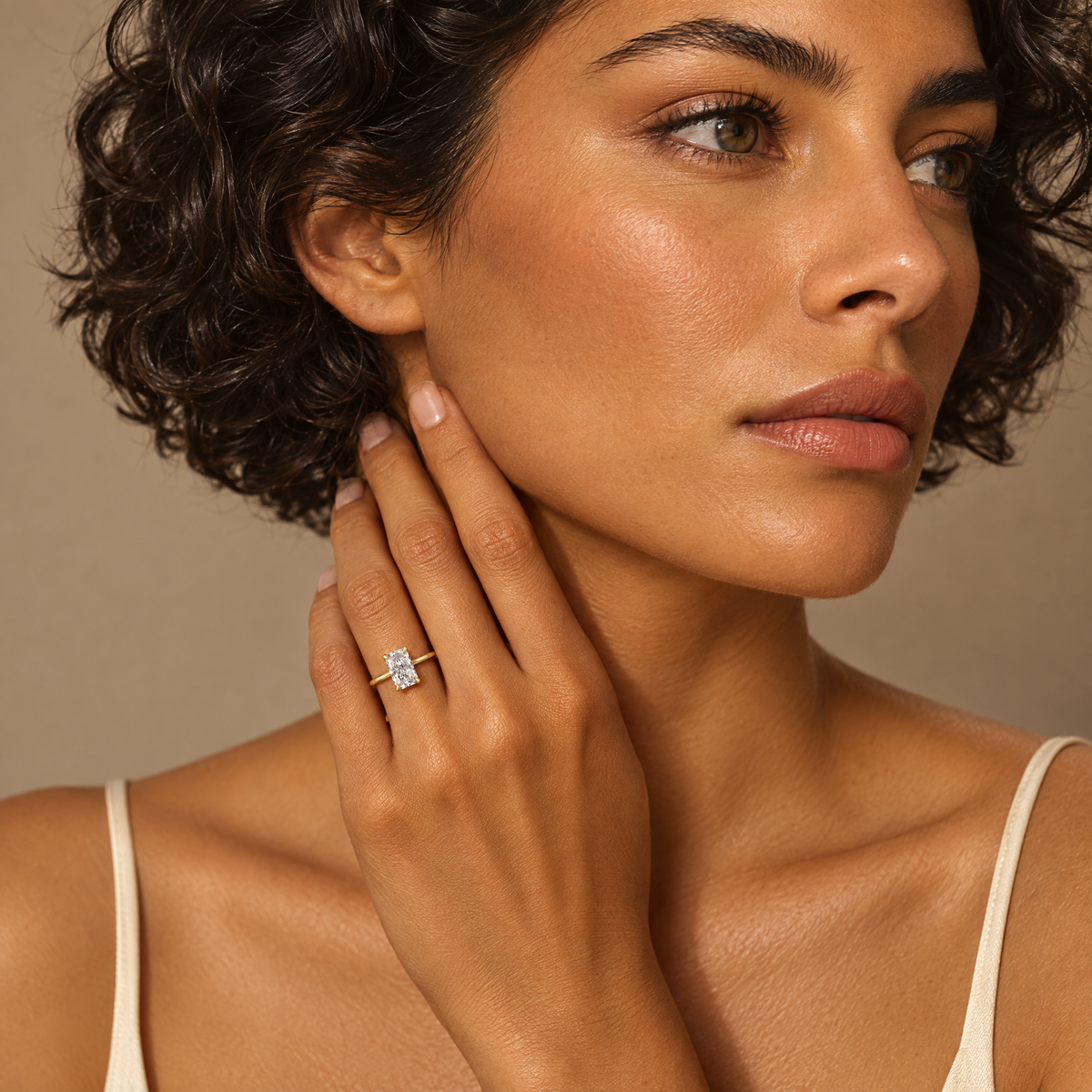 Radiant-Cut Solitaire ring