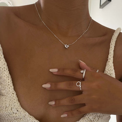 Double Pear Drop Necklace