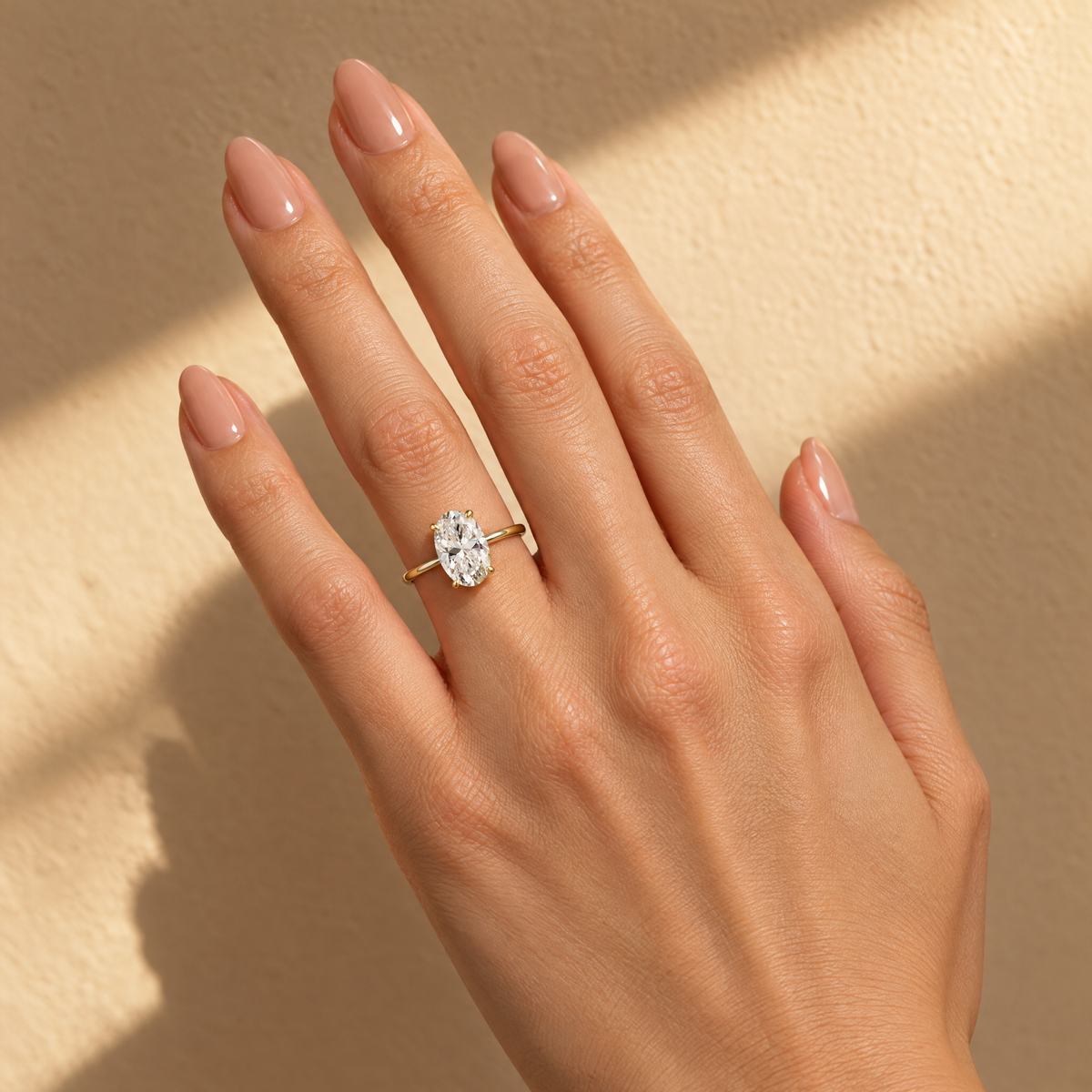 Classic Oval Solitaire ring