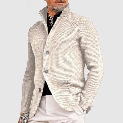 Cardigan Uomo Stile Retro Militare