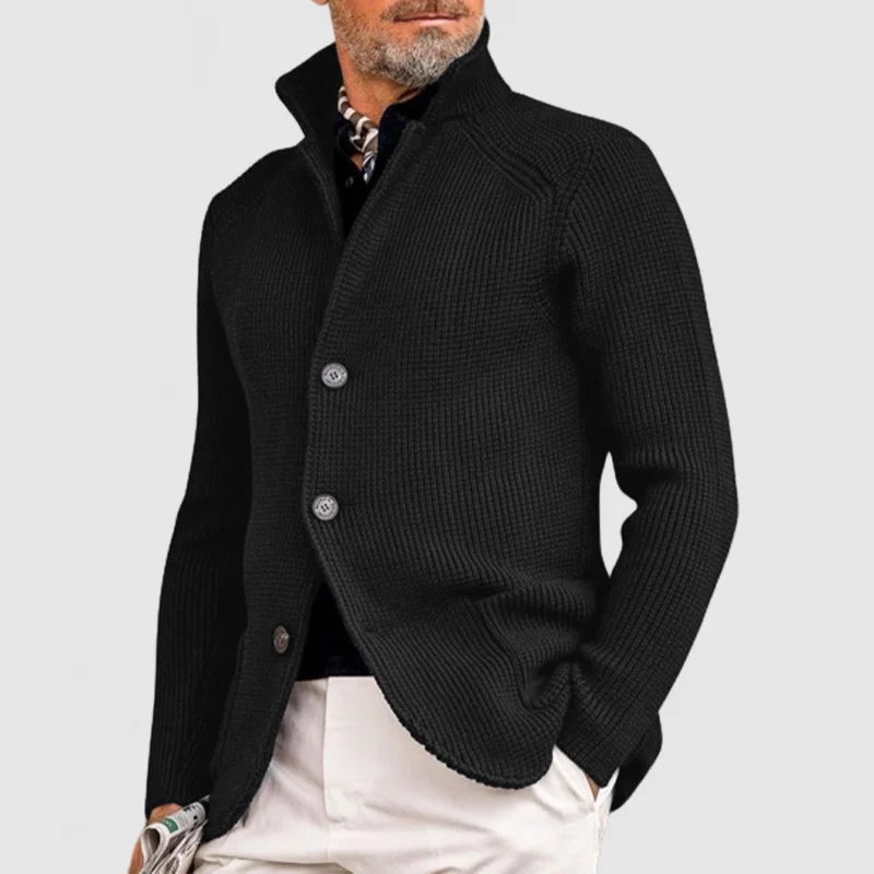 Cardigan Uomo Stile Retro Militare