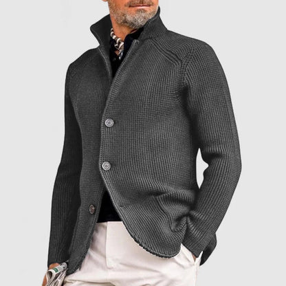 Cardigan Uomo Stile Retro Militare