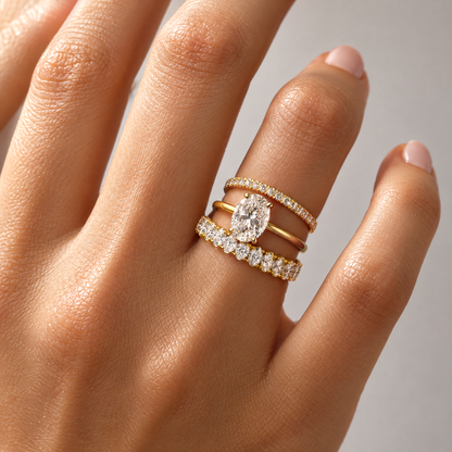 Classic Oval Solitaire ring