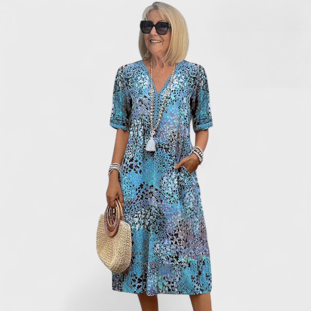 Colette - Abito midi vibrante