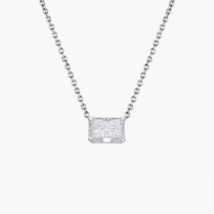 East-West Radiant Pendant Necklace