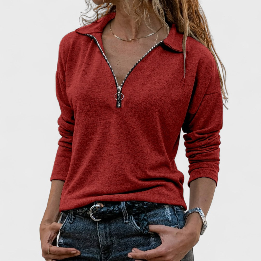 Madonna - Camicetta elegante a maniche lunghe 