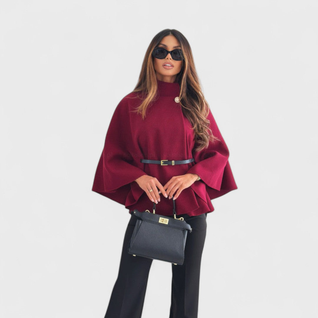 Lea - Giacca a farfalla chic con cintura 