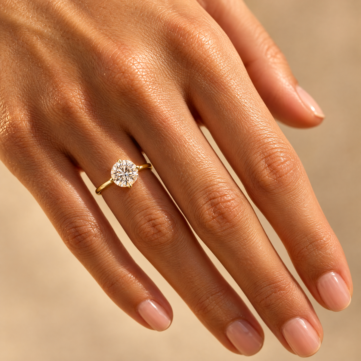 Round Solitaire ring