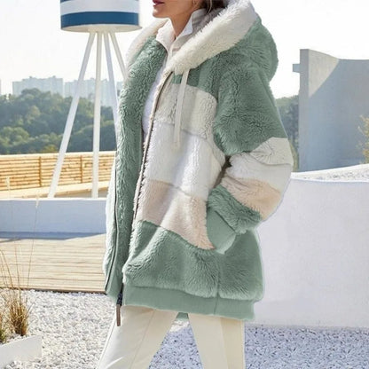 Isabella™ Giacca Invernale da Donna con Cappuccio e Cerniera