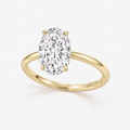 Grand Oval Solitaire Ring