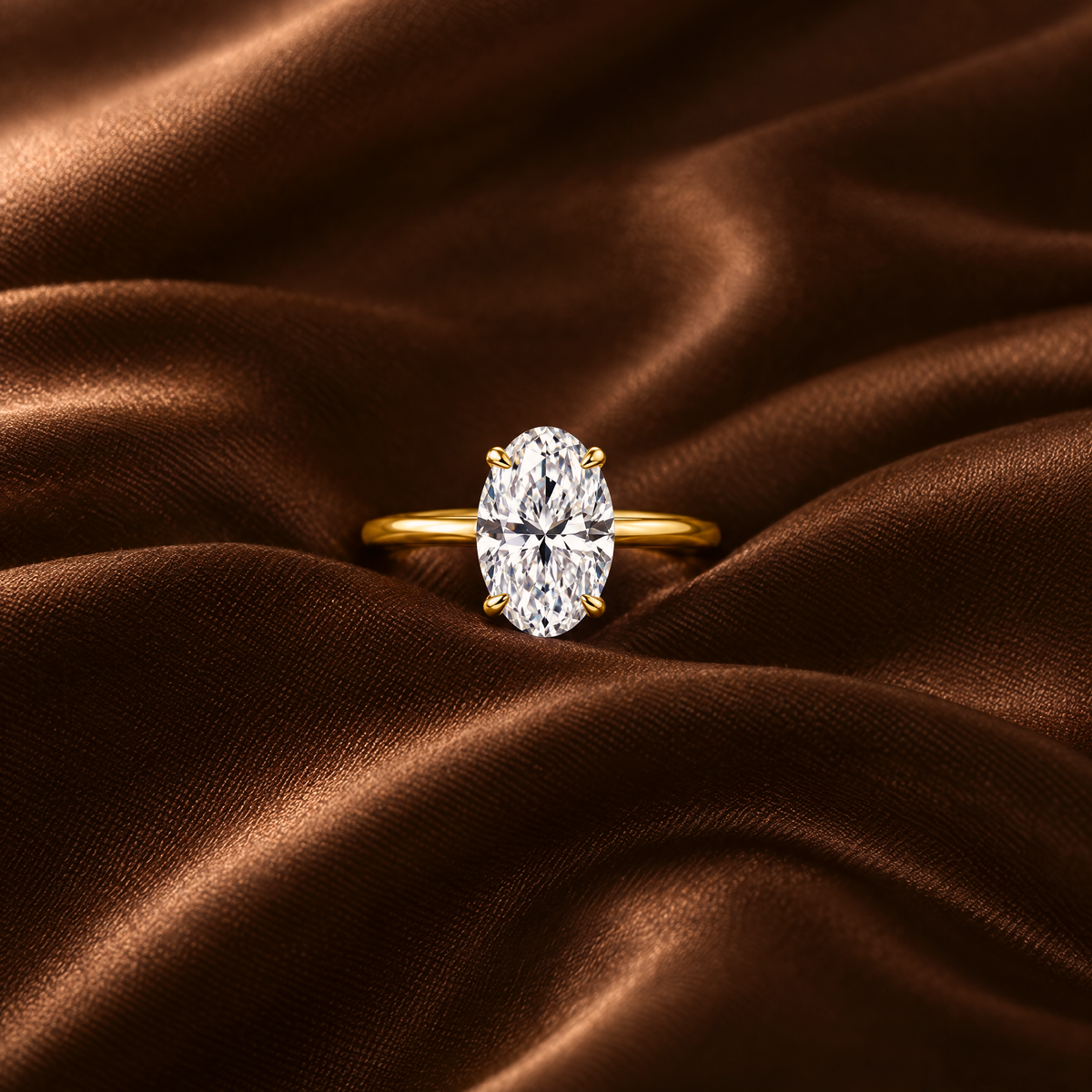 Grand Oval Solitaire ring