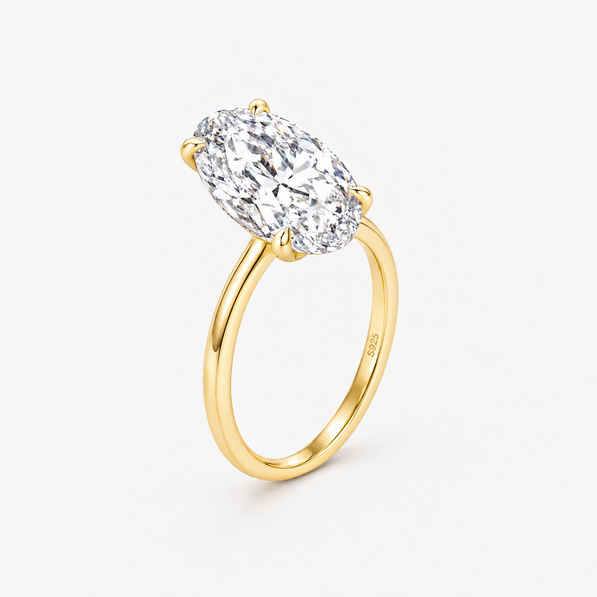 Grand Oval Solitaire ring