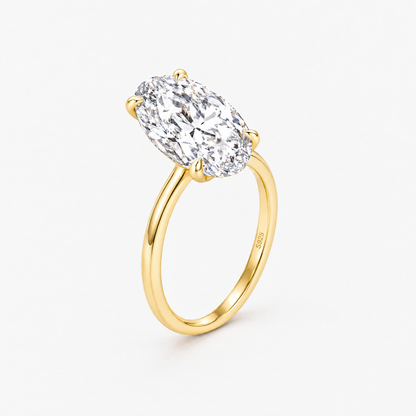 Grand Oval Solitaire ring