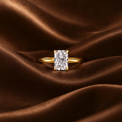 Radiant-Cut Solitaire ring