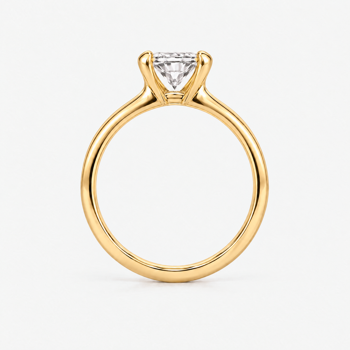 Pear Solitaire ring