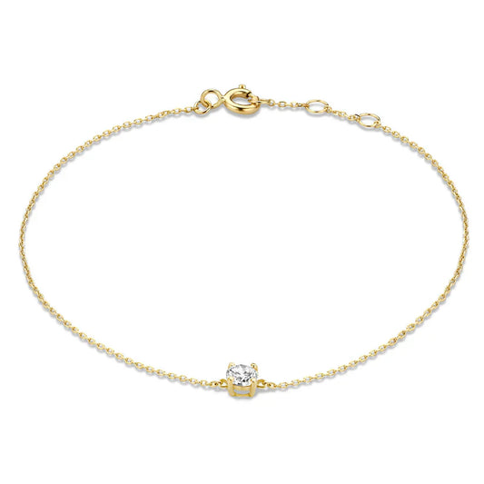 Dalynette | Bracciale con Pietre di Moissanite in Oro 14k
