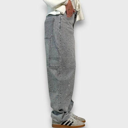 Nolene – Jeans con finitura scintillante e carattere urbano