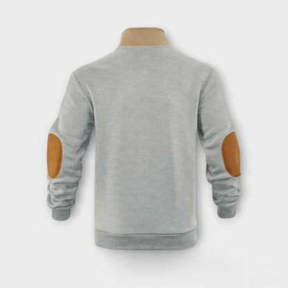 Lucien | Pullover con zip e colletto alto – calore, stile e autenticità