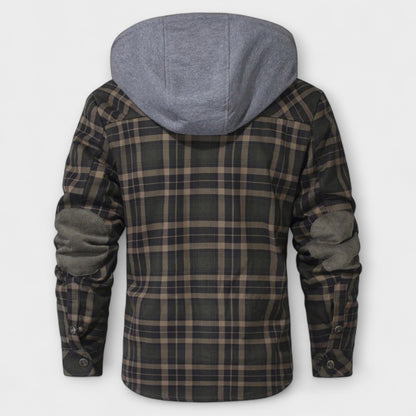 Giacca Flanella con Cappuccio