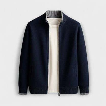 Giacca in maglia con zip