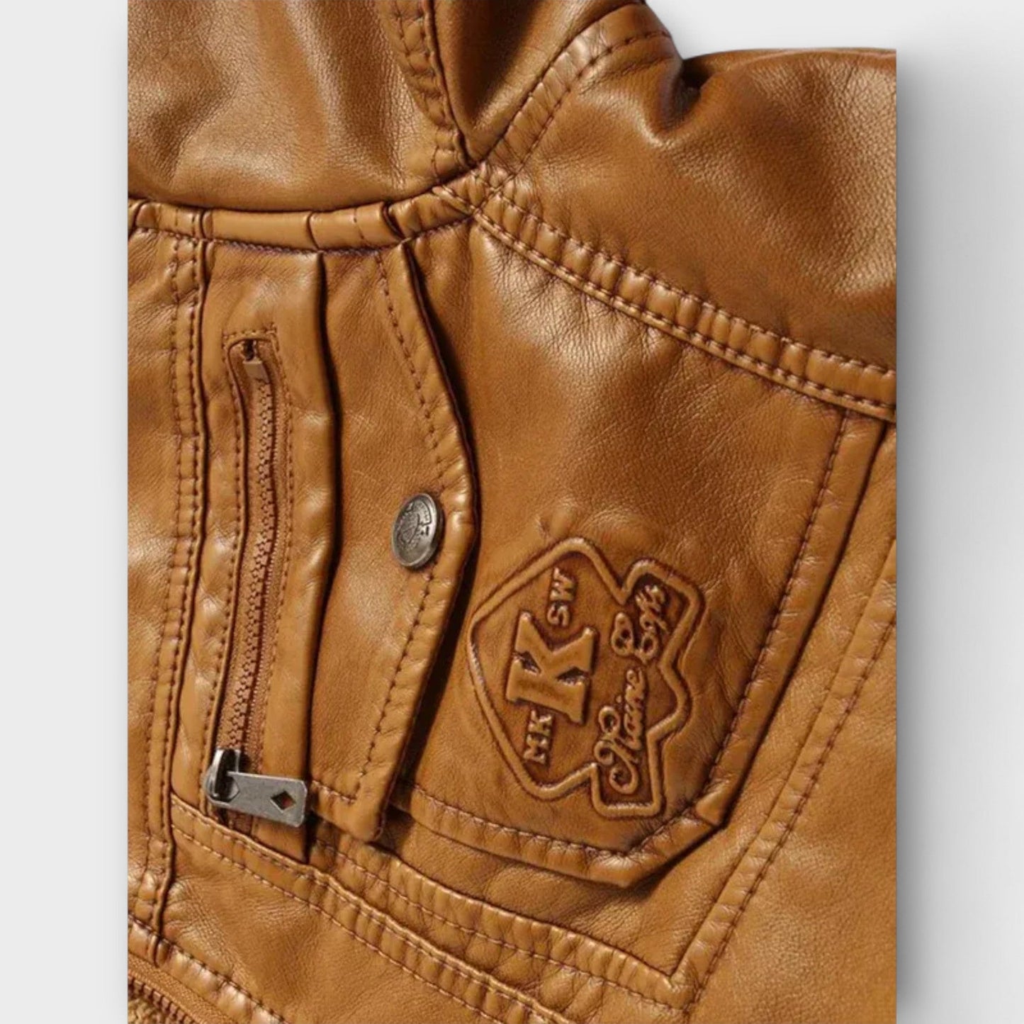 Giacca in Pelle di Lusso